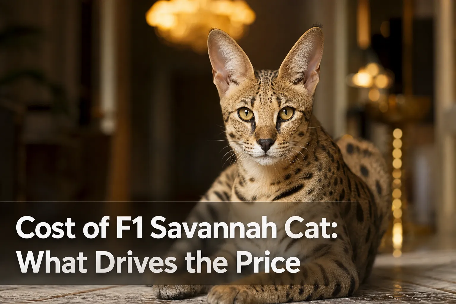 Cost of F1 Savannah Cat: What Drives the Price