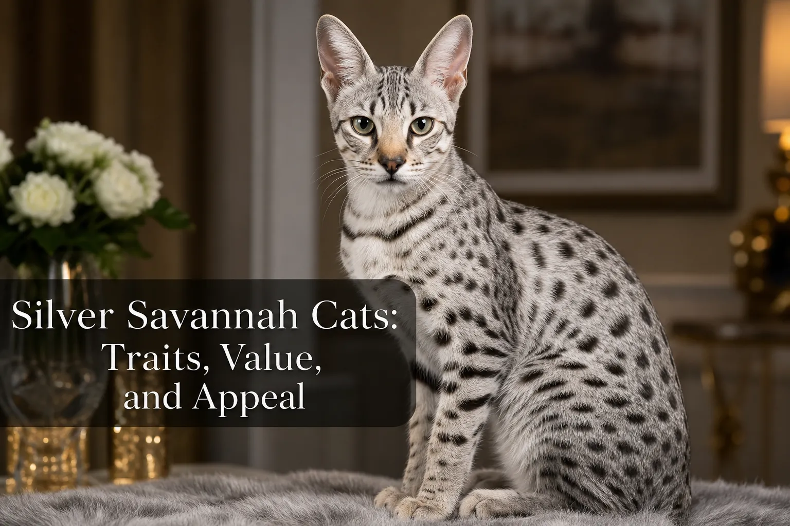 Silver Savannah Cats: Traits, Value, and Appeal