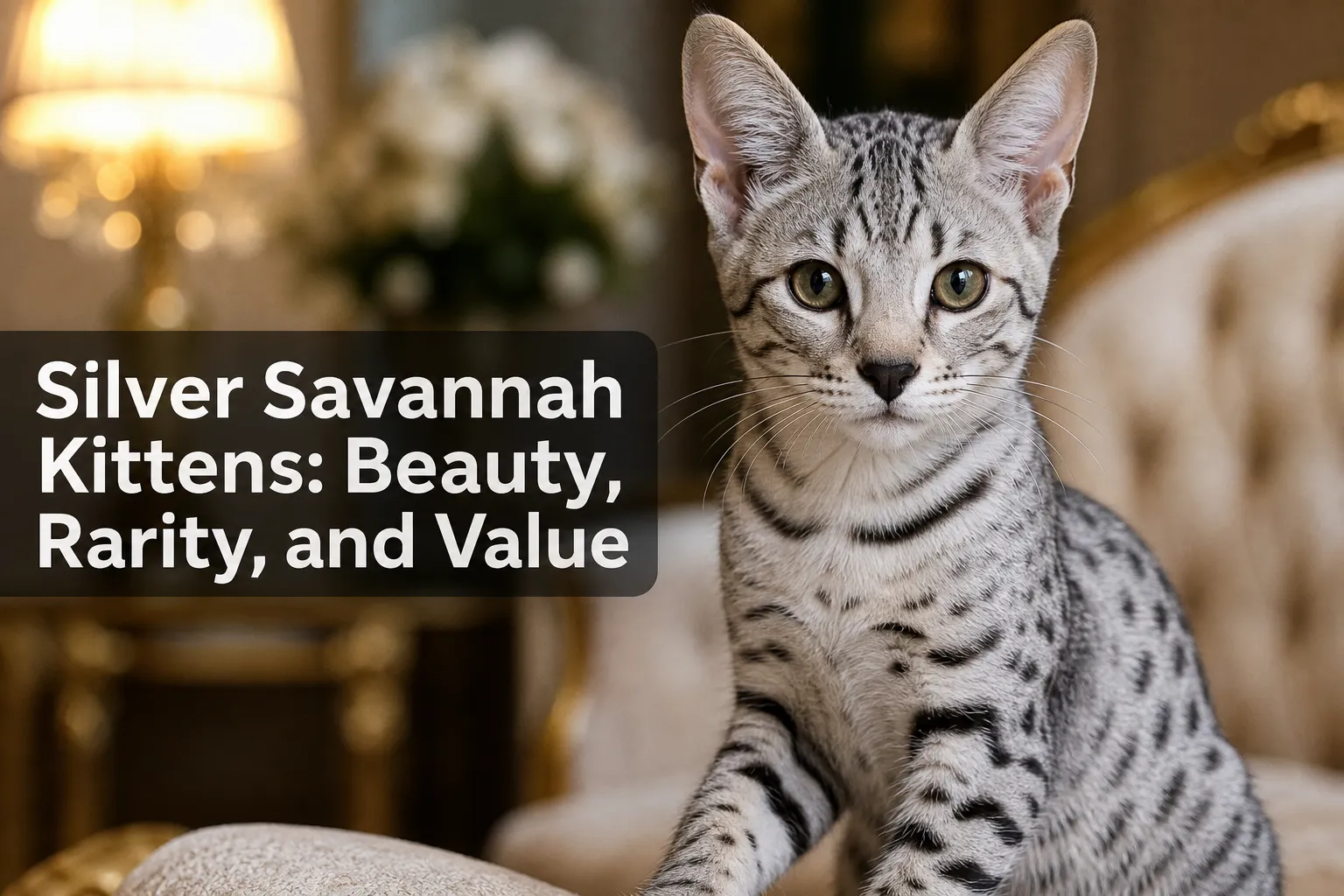 Silver Savannah Kittens: Beauty, Rarity, and Value
